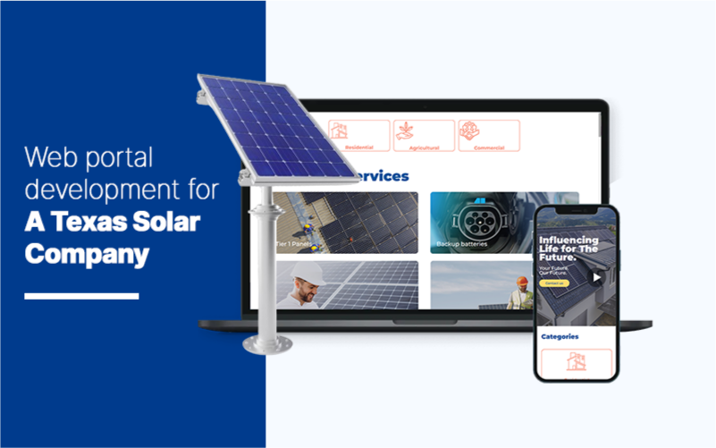 Development of A Secure Tailor-made Web Portal for a Solar Energy Company