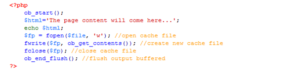 PHP Output buffer