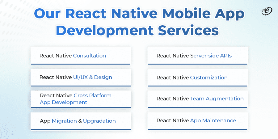 Our React Native Mobile App Development Services