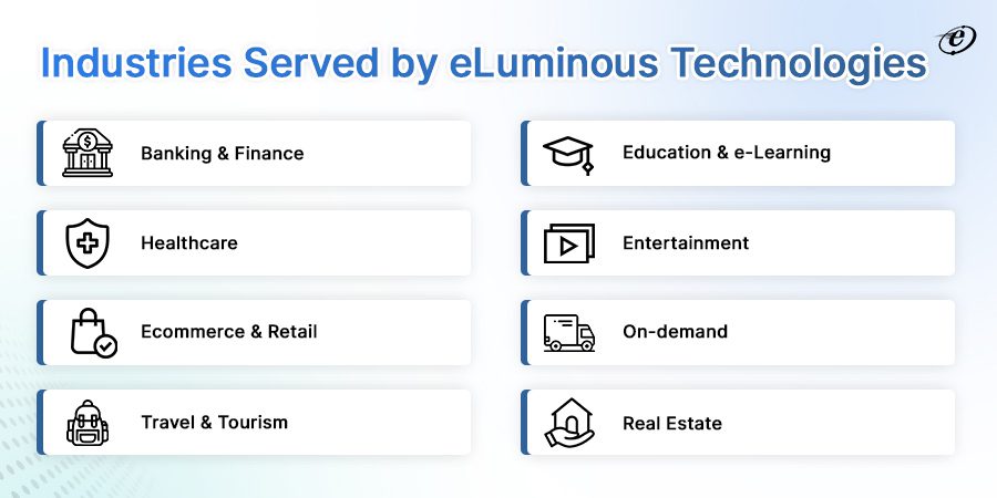 Industries Served by eLuminous Technologies