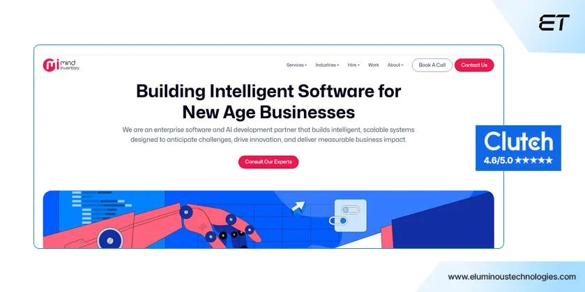 Top Rated Clutch Dedicated Developers in 2026 15 Mind inventory website
