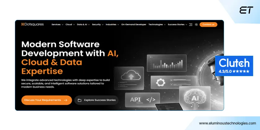 Top Rated Clutch Dedicated Developers in 2026 20 dotsquare website_