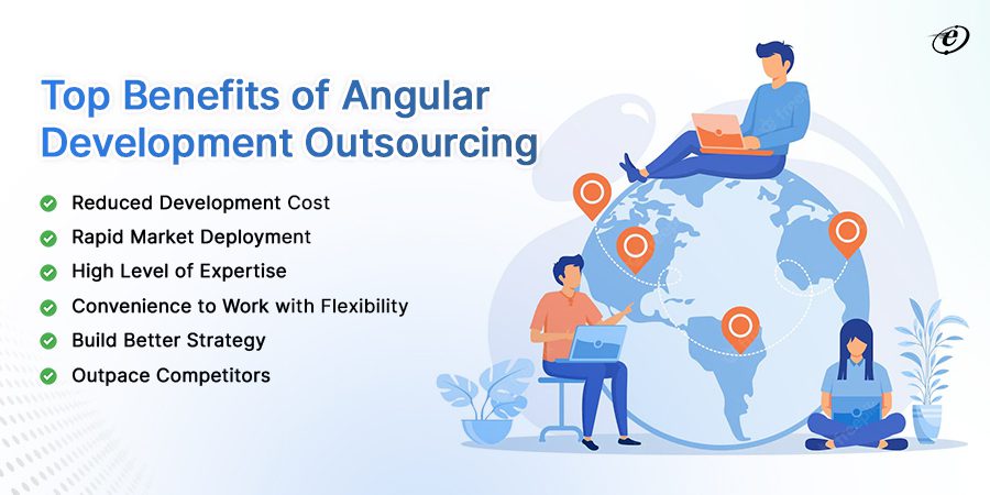 Top Benefits of angular development outsourcing