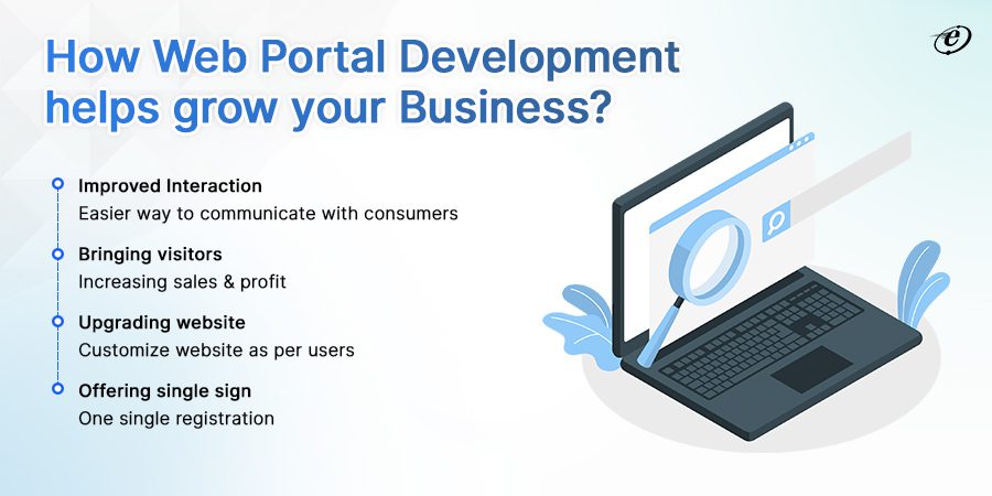 How web portal development helps grow your business?