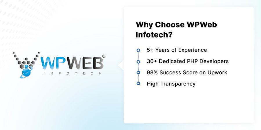 Why Choose WPWeb Infotech