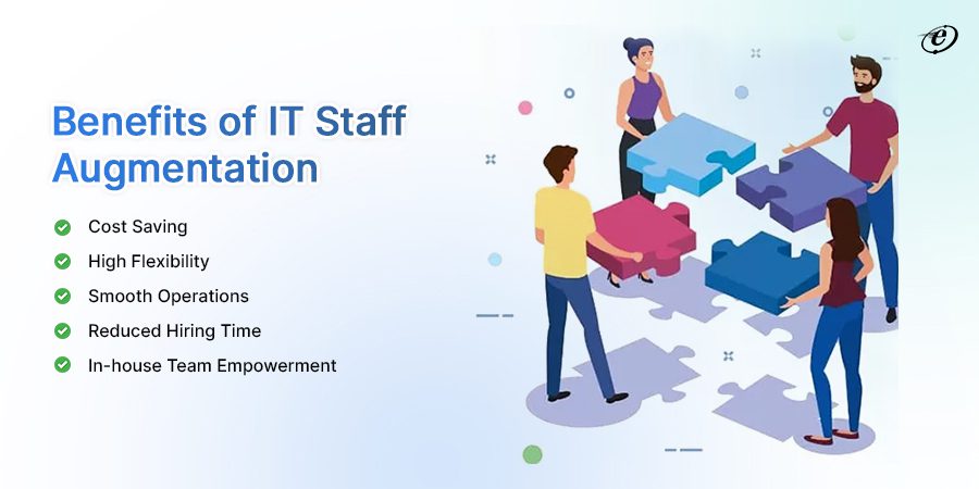 Top 5 Benefits of IT Staff Augmentation That Can Prove as Gamechangers