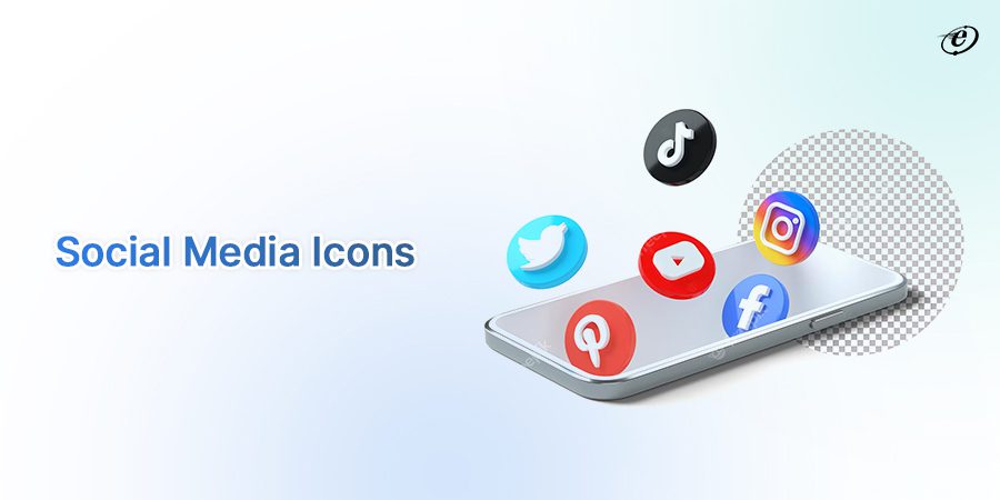 Include Clear Social Media Account Icons