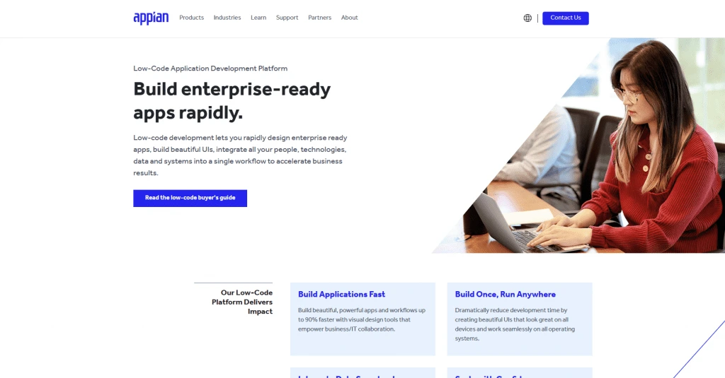 Appian website overview
