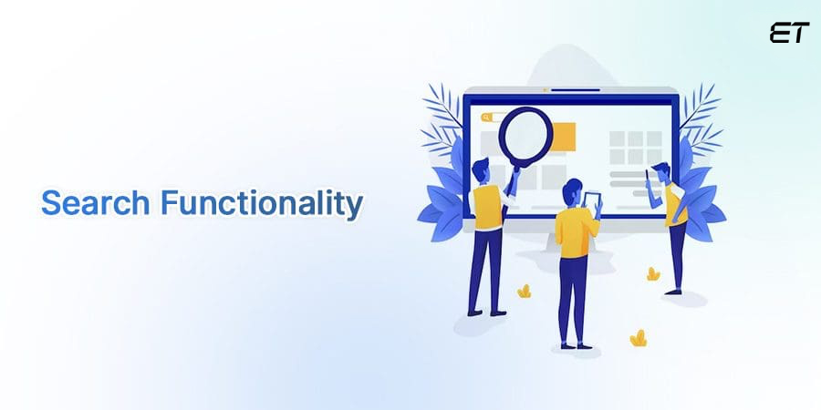 Search Functionality - B2B portal development 