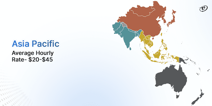 Offshore Developer Rate in Asia-Pacific