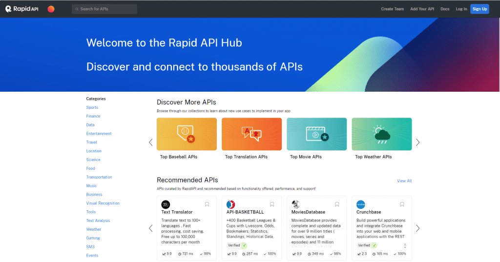 Rapid API