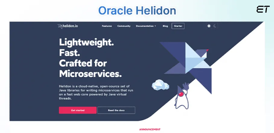 Best Microservices Framework: A Handy Listicle 8 Oracle Helidon