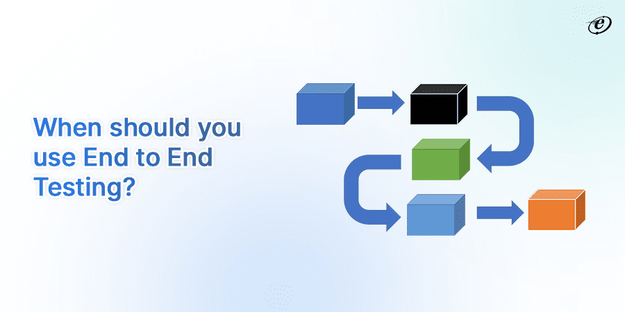 when should your use End to End Testing