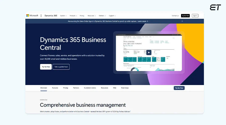 What is Microsoft Dynamics 365 Business Central