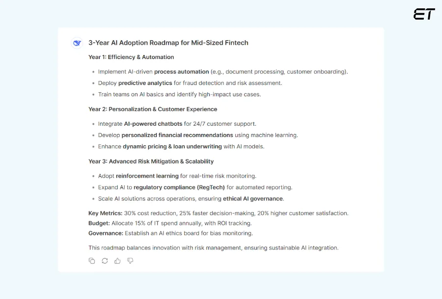 DeepSeek’s response
