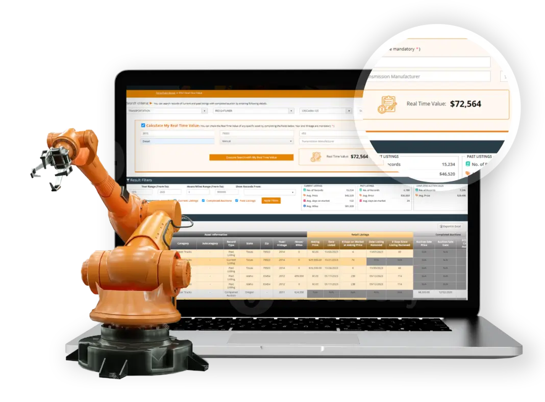 Machinery Price Prediction Tool Development Using Machine Learning interface